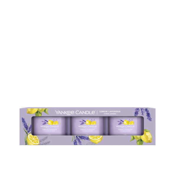 Votívne sviečky v skle 3pack